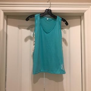 Turquoise top